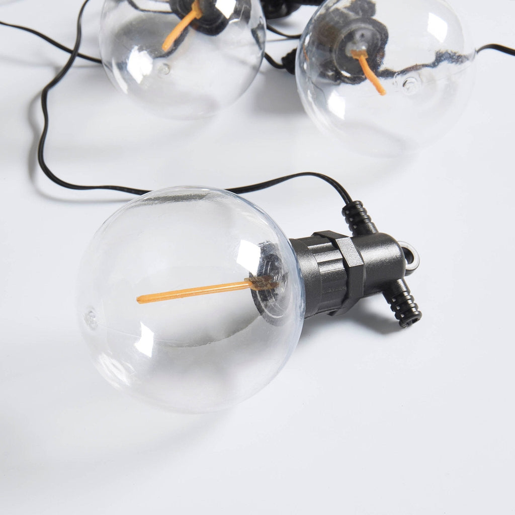 Dusklia - 10 Indoor/Outdoor Festoon String Lights (Mains Powered) - White