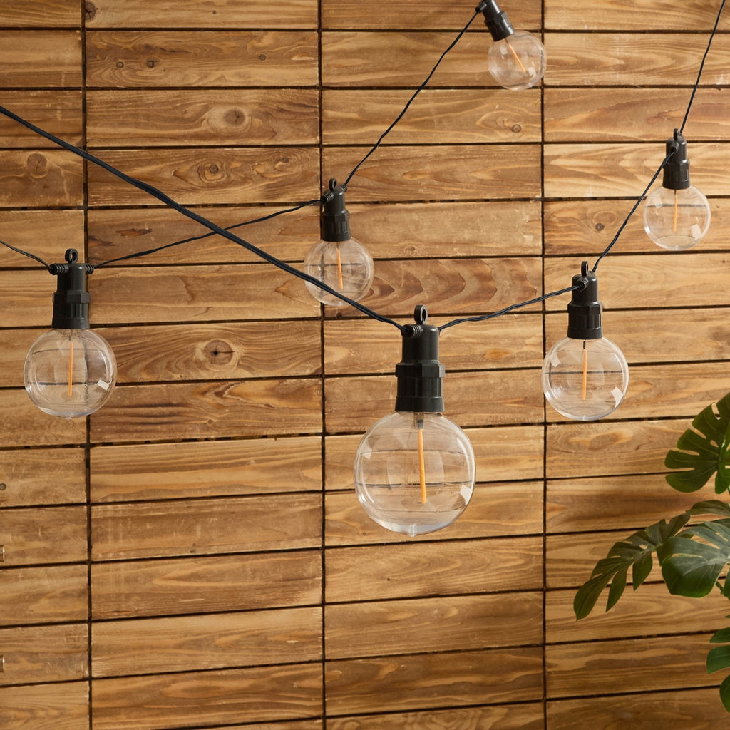 Dusklia - 10 Indoor/Outdoor Festoon String Lights (Mains Powered) - White