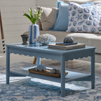 Dusklia - Meya Stripe Vase  - Blue