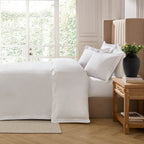 Dusklia - 100% Egyptian Cotton 600 Thread Count Duvet Cover - White