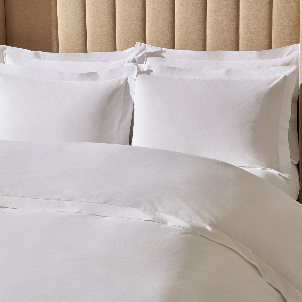 Dusklia - 100% Egyptian Cotton 600 Thread Count Duvet Cover - White