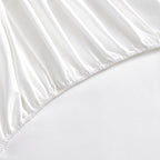 Dusklia - 100% Egyptian Cotton 600 Thread Count Fitted Sheet - White