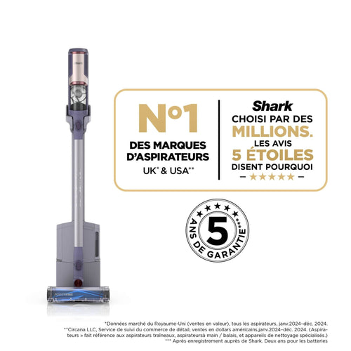 Aspirateur balai sans fil Shark PowerLite Clean & Empty spécial poils d’animaux