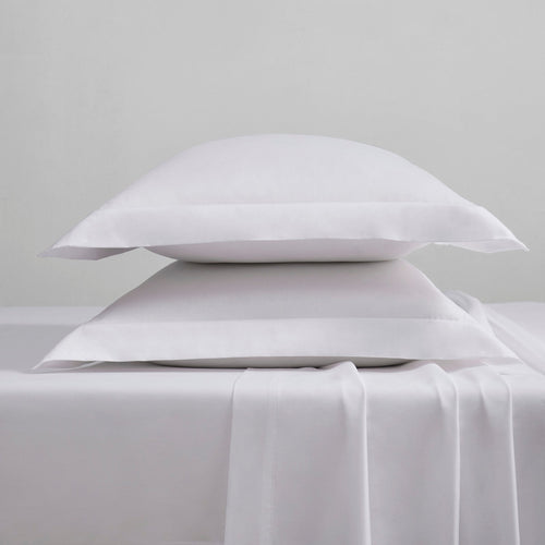 Dusklia - 400TC Sateen Sheets & Pillowcase Bundle - White