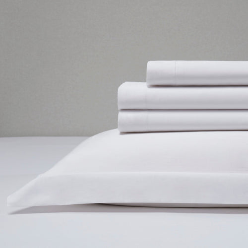 Dusklia - 400TC Sateen Sheets & Pillowcase Bundle - White