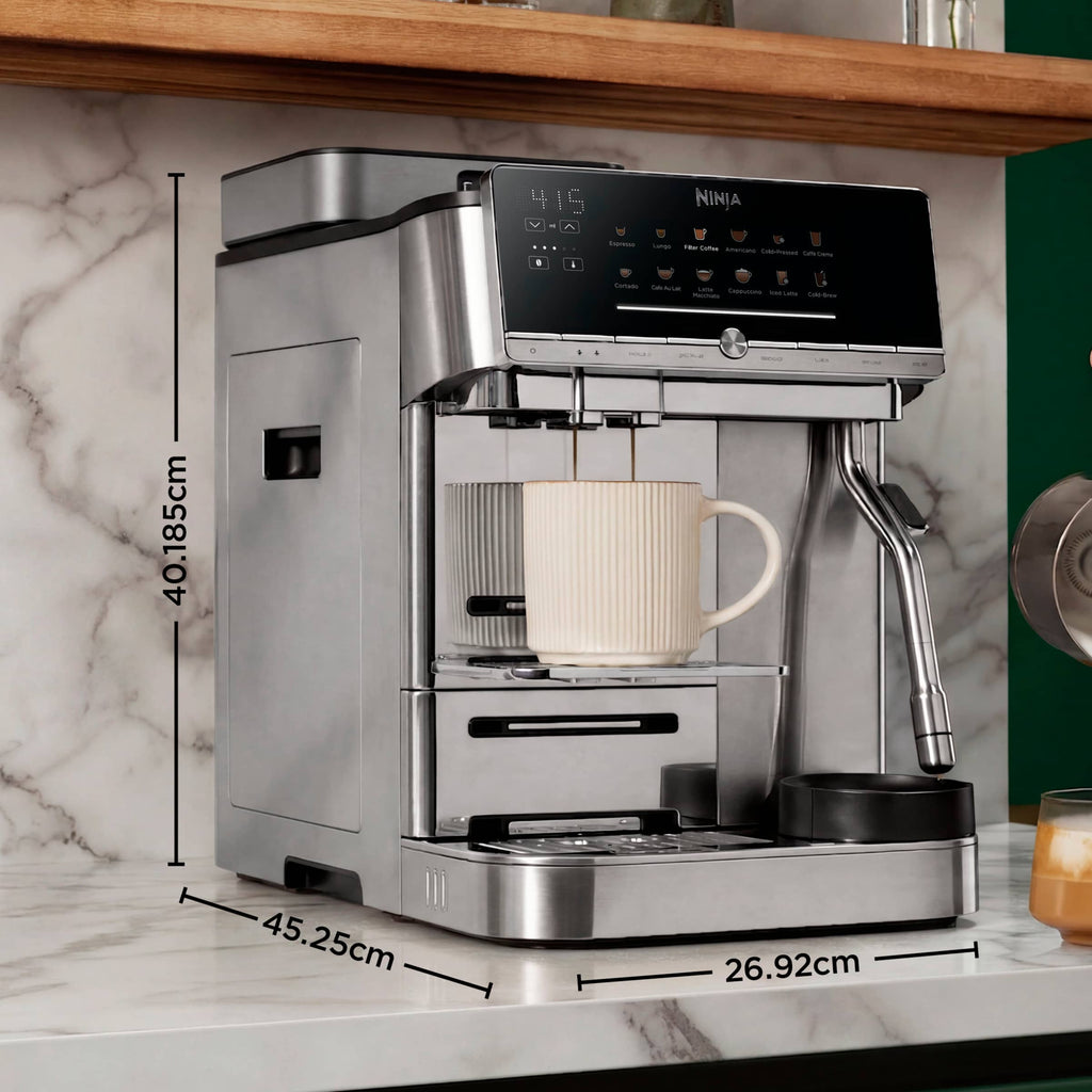 Machine à café automatique Ninja AutoBarista Pro - Argent