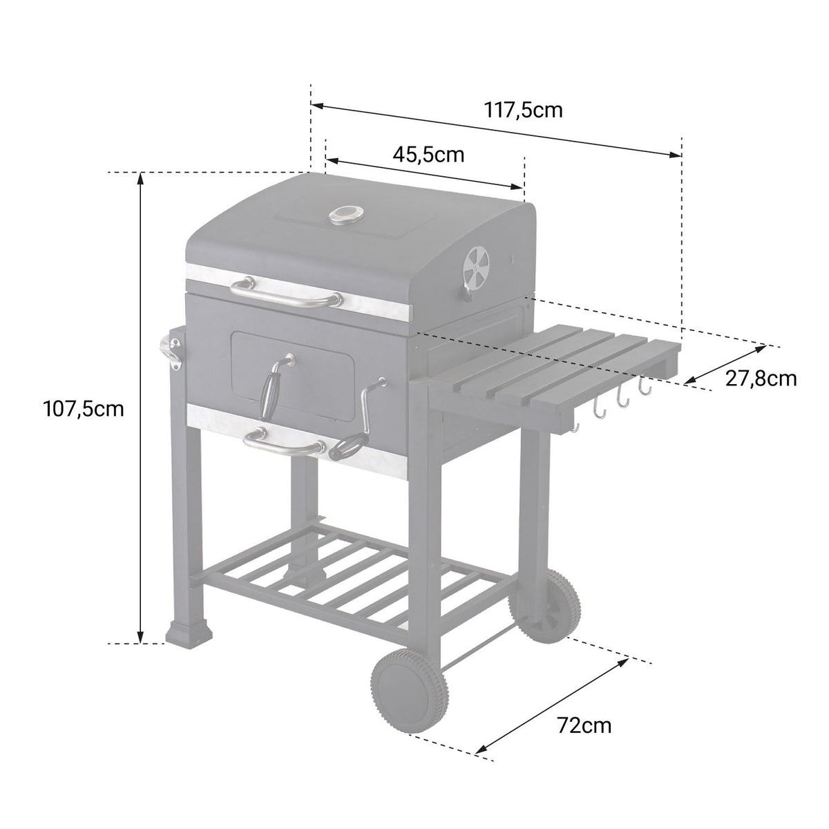 Barbecue au charbon de bois REVO Faro
