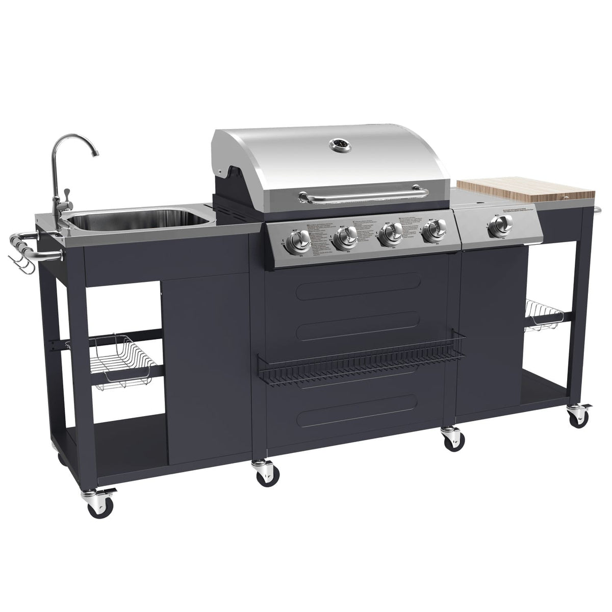 Cuisine d'extérieur REVO Alicante – 4+1 brûleurs 17,2 kW