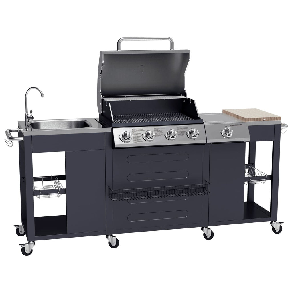 Cuisine d'extérieur REVO Alicante – 4+1 brûleurs 17,2 kW
