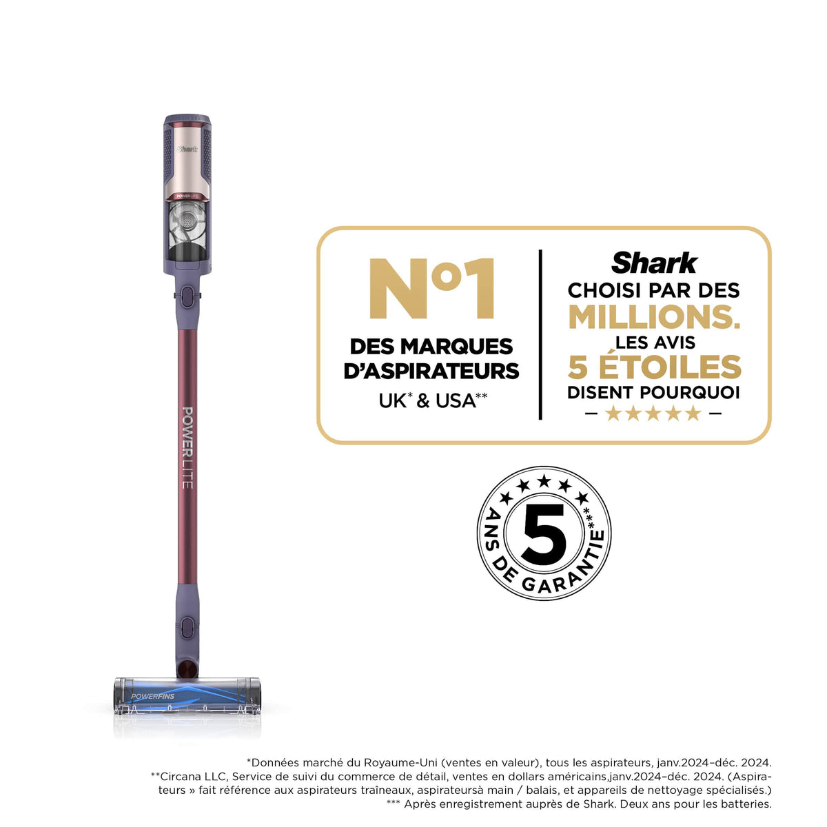 Aspirateur balai sans fil Shark PowerLite