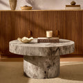 Table basse Aleyna - Effet marbre