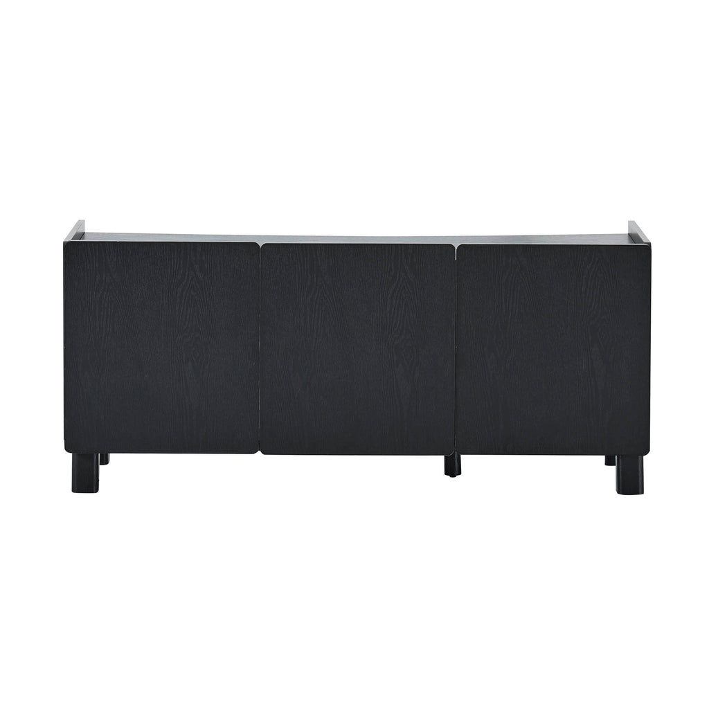 Meuble TV Avalon pour téléviseurs jusqu'à 50" - Effet bois noir