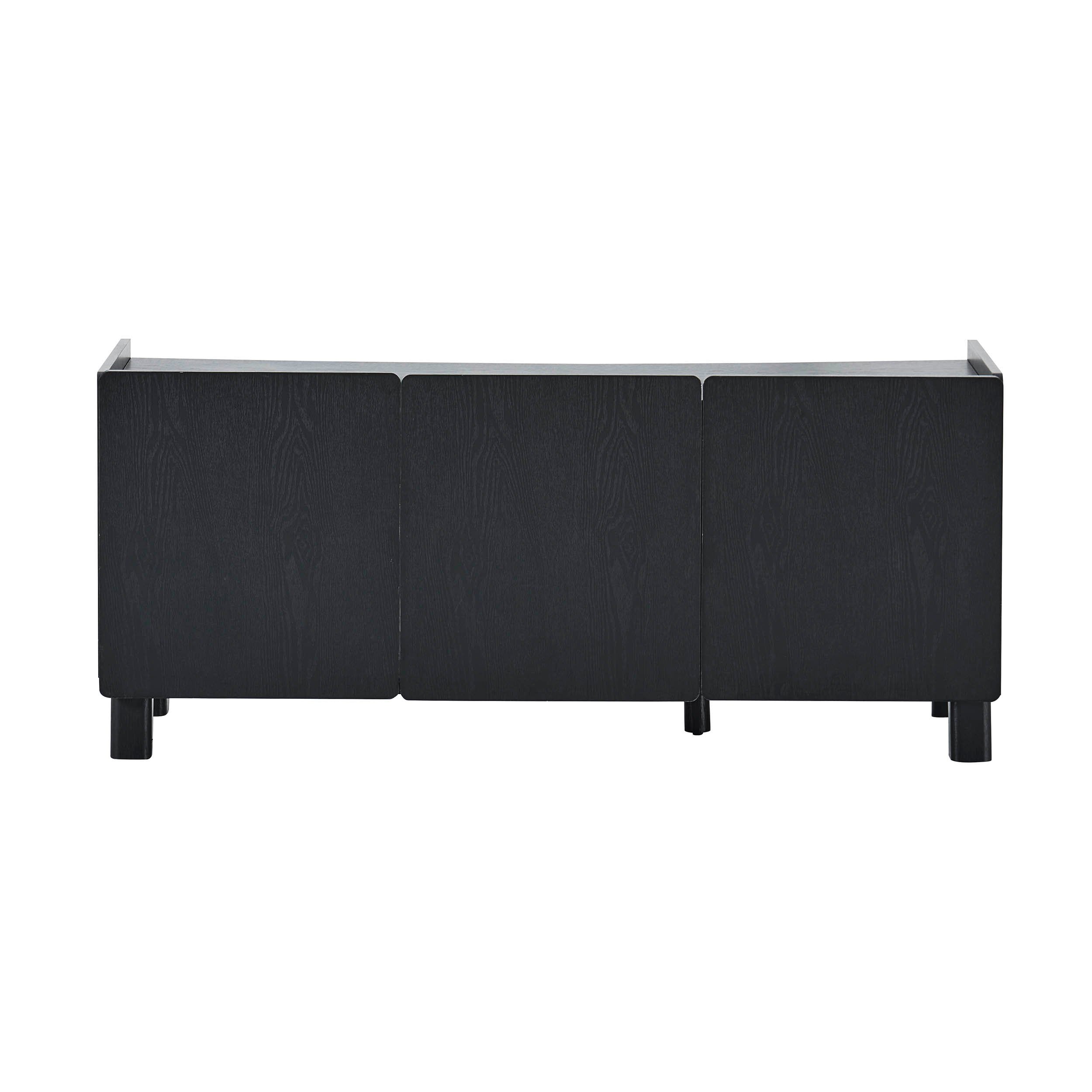 Meuble TV Avalon pour téléviseurs jusqu'à 50" - Effet bois noir