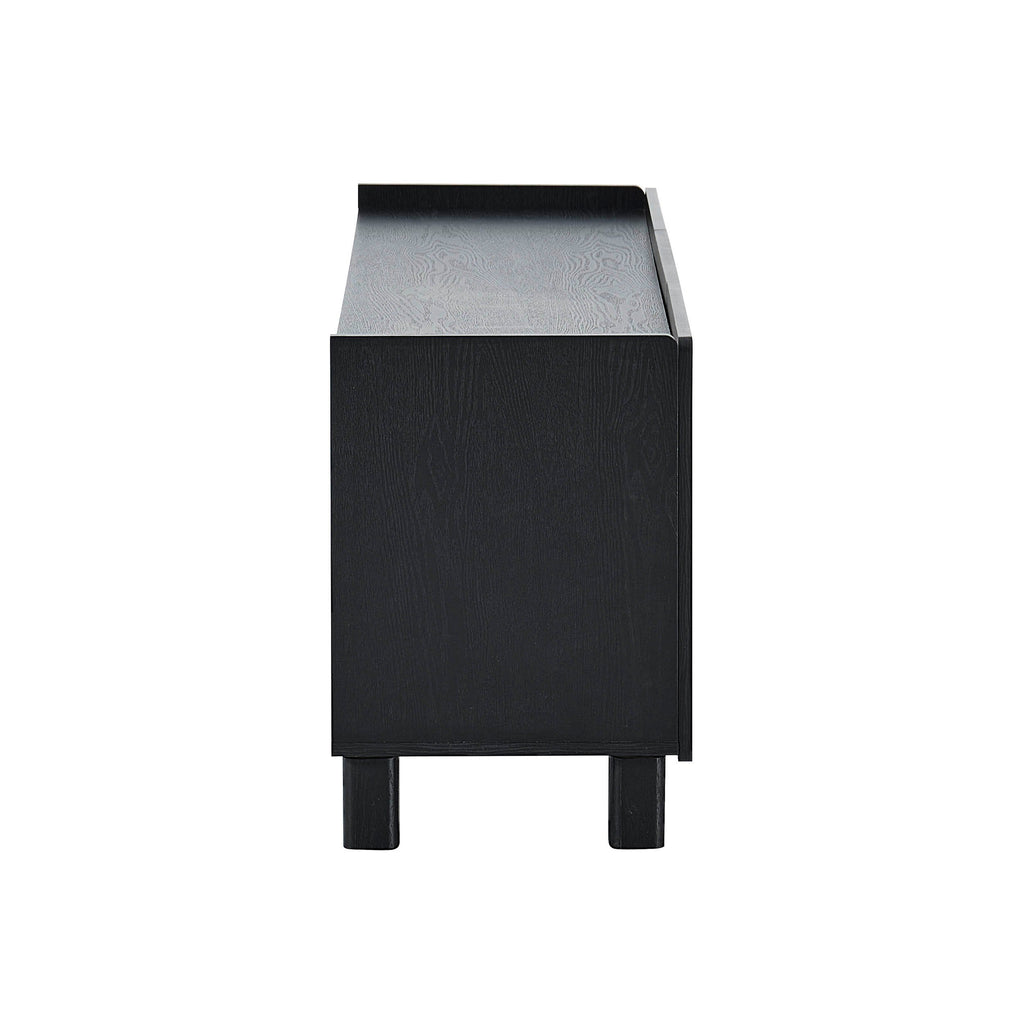 Meuble TV Avalon pour téléviseurs jusqu'à 50" - Effet bois noir