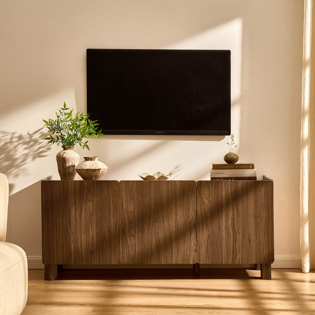 Meuble TV Avalon pour téléviseurs jusqu'à 50 - Bois moyen