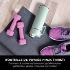 Pack Ventilateur portable 3-en-1, Shark ChillPill et Gourde isotherme Ninja Thirsti, 530 ml