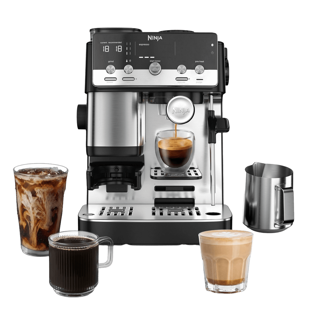 Machine à café semi-automatique Ninja Luxe Café MINI Plus - Argent