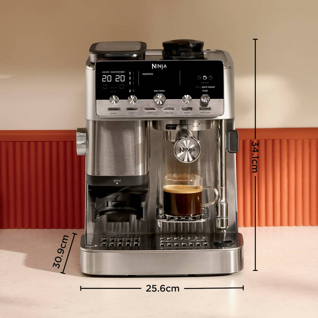 Machine à café semi-automatique Ninja Luxe Café MINI Plus - Argent