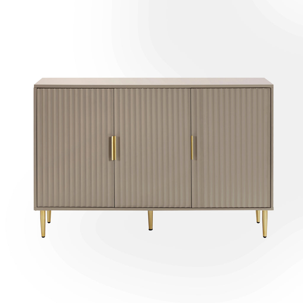 Dusklia - Evie 3 Door Sideboard - Taupe