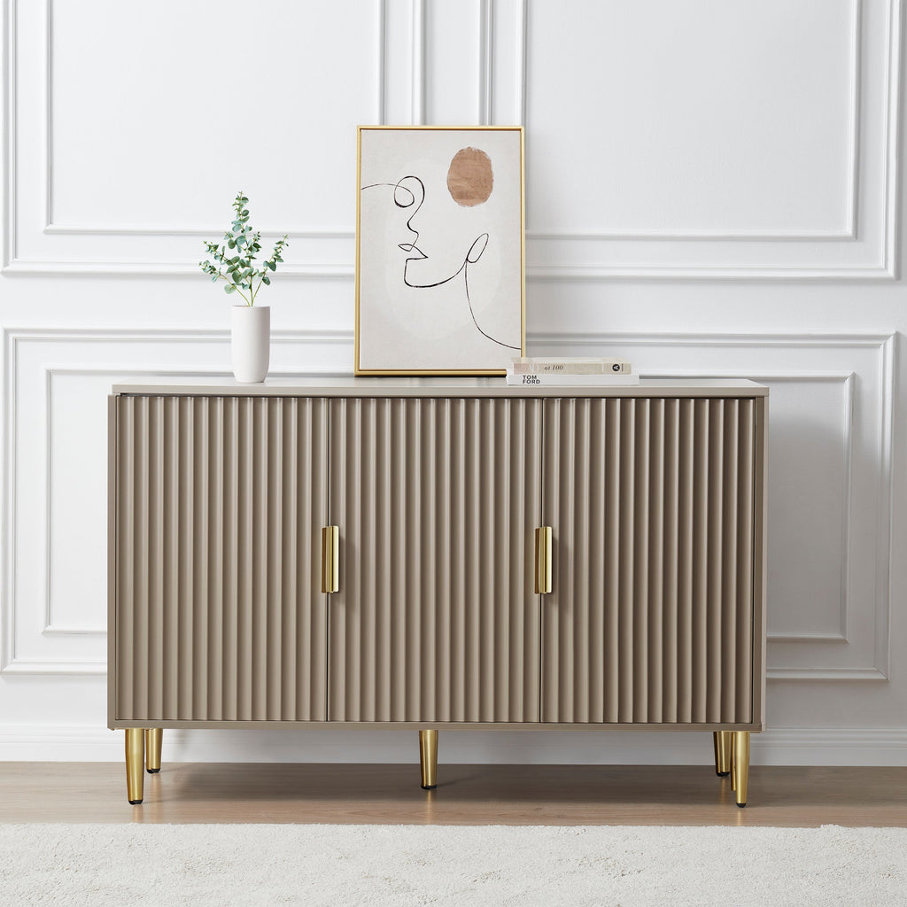 Dusklia - Evie 3 Door Sideboard - Taupe
