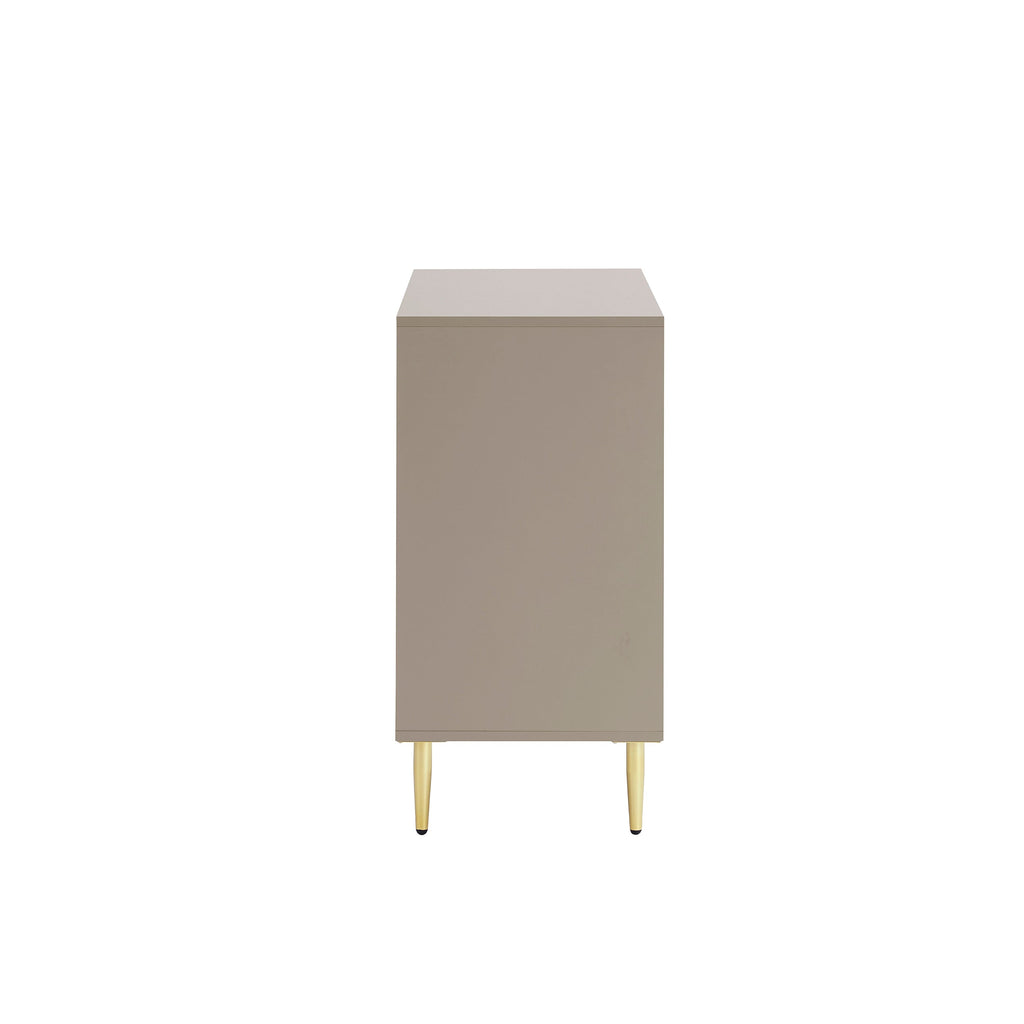 Dusklia - Evie 3 Piece Bundle - 2 Bedside Tables and Small Chest - Taupe