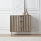 Dusklia - Evie 3 Drawer Chest - Taupe