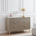Dusklia - Evie 6 Drawer Chest - Taupe