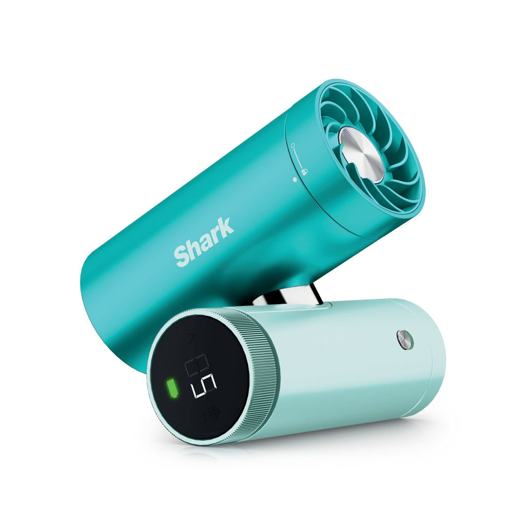 Ventilateur portable 3-en-1, brumisateur et plaque refroidissante Shark ChillPill - Turquoise