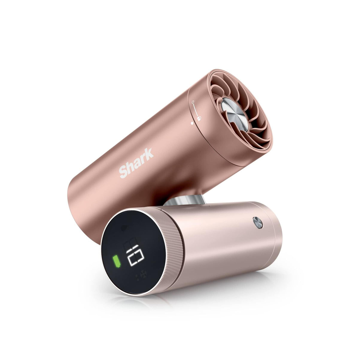 Ventilateur portable 3-en-1, brumisateur et plaque refroidissante Shark ChillPill - Or Rose