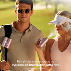 Ventilateur portable 3-en-1, brumisateur et plaque refroidissante Shark ChillPill - Or Rose