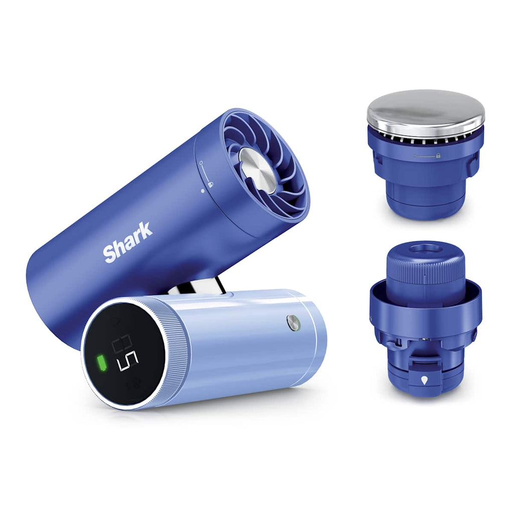 Ventilateur portable 3-en-1, brumisateur et plaque refroidissante Shark ChillPill - Bleu Lavande