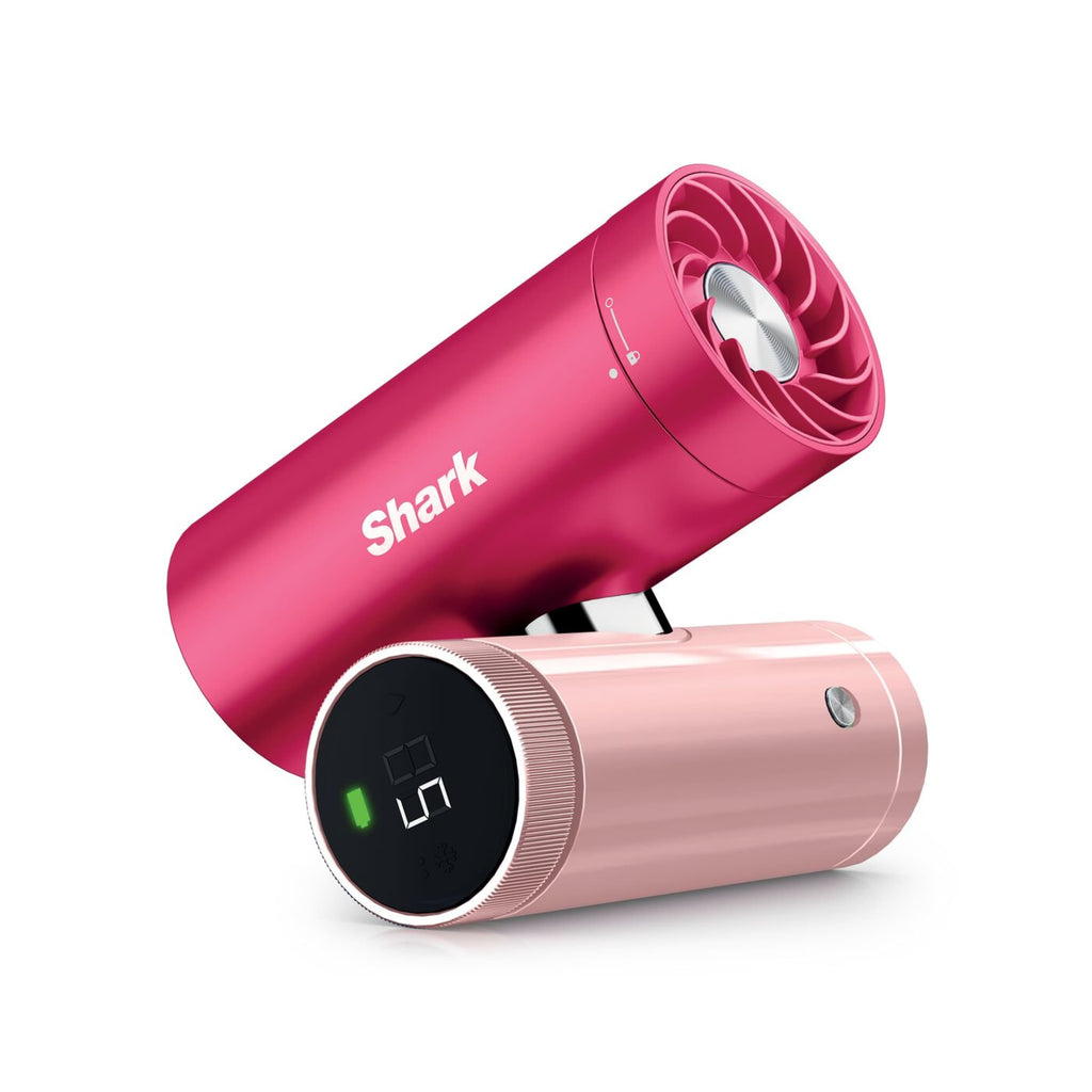 Ventilateur portable 3-en-1, brumisateur et plaque refroidissante Shark ChillPill - Rose