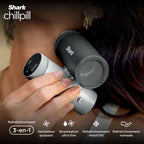 Pack Ventilateur portable 3-en-1, Shark ChillPill et Gourde isotherme Ninja Thirsti, 530 ml