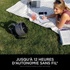 Ventilateur portable avec brume Shark FlexBreeze HydroGo - Gris foncé