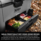 Ninja FrostVault 61 L Glacière roulante avec zone sèche, Gris ardoise FB265EUUKGY