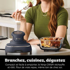 Air Fryer modulaire en verre Ninja CRISPi Cyber Space avec 5 récipients