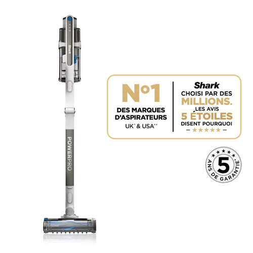 Aspirateur balai sans fil Shark PowerPro spécial animaux, 40 min d'autonomie