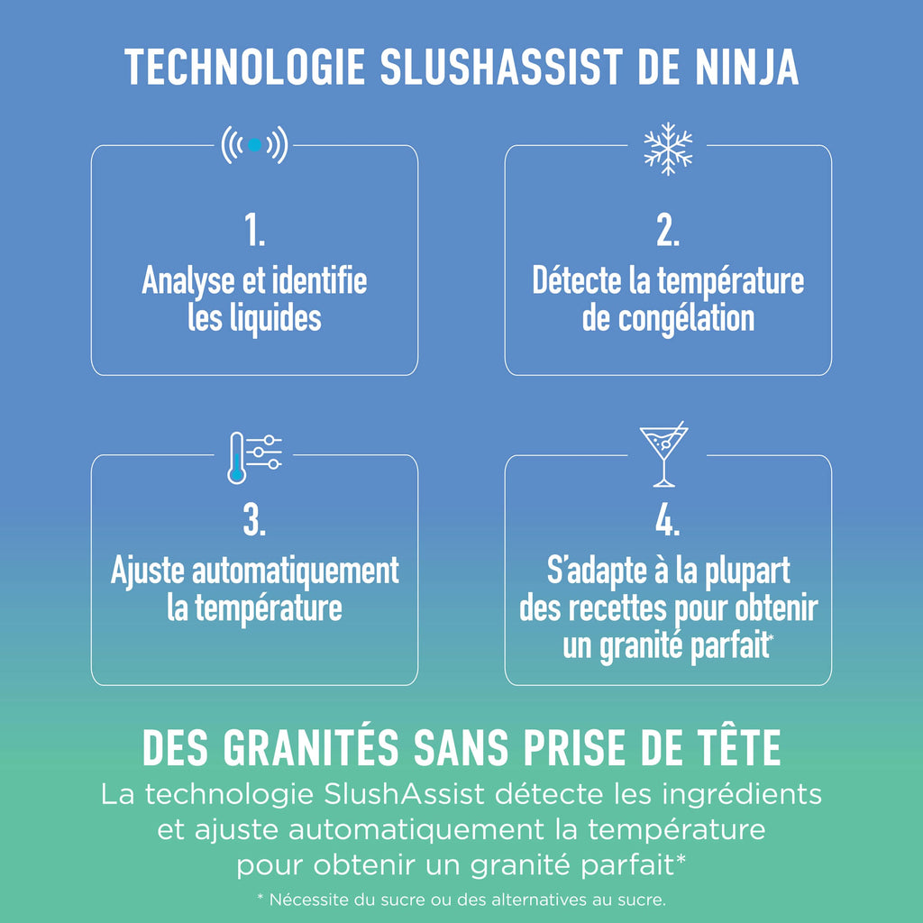 Machine à granités et boissons glacées Ninja SLUSHi XL - Lilas