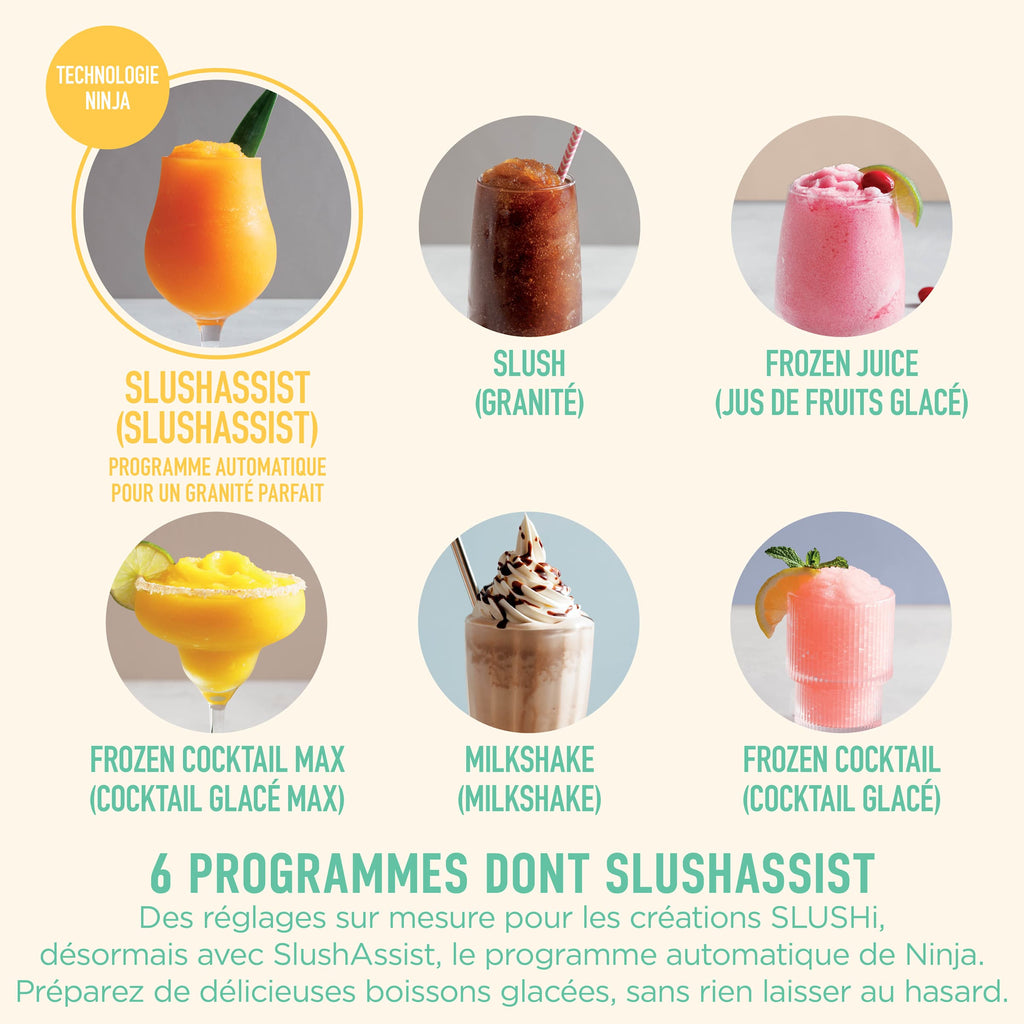 Machine à granités et boissons glacées Ninja SLUSHi XL - Lilas