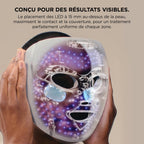 Masque LED Shark CryoGlow avec rafraîchissement du contour des yeux - Rose