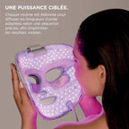 Pack Masque LED Shark CryoGlow bleu + Blender Gourde Ninja BlendBOSS (couleur au choix)