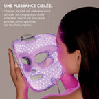 Pack Masque LED Shark CryoGlow bleu + Blender Gourde Ninja BlendBOSS (couleur au choix)