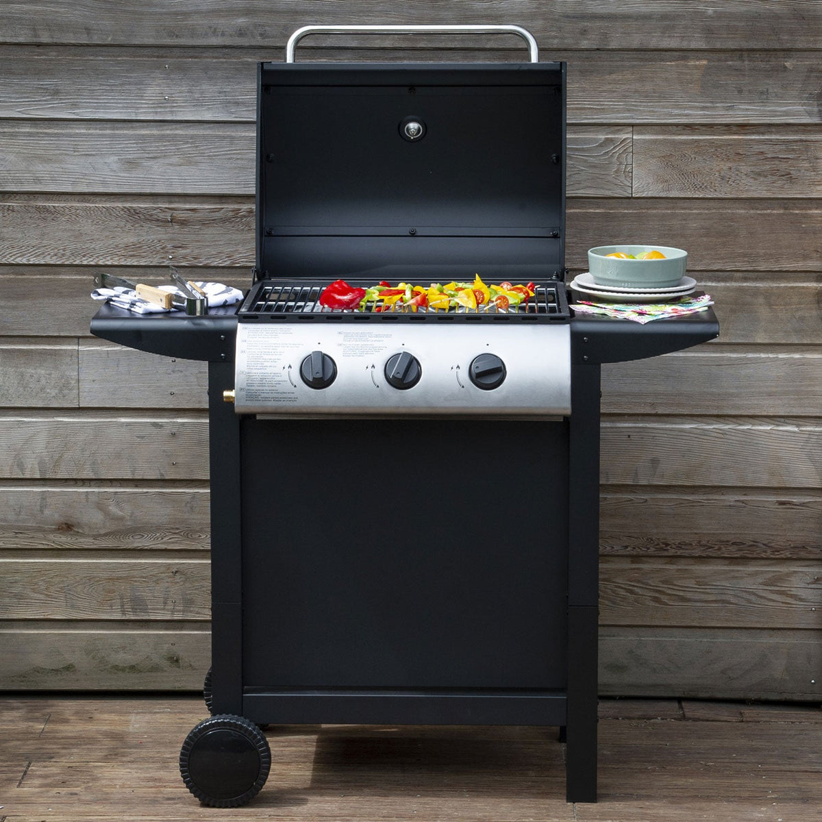 Barbecue au gaz Hawaï - 3 Brûleurs 8,4 kW Butane/Propane