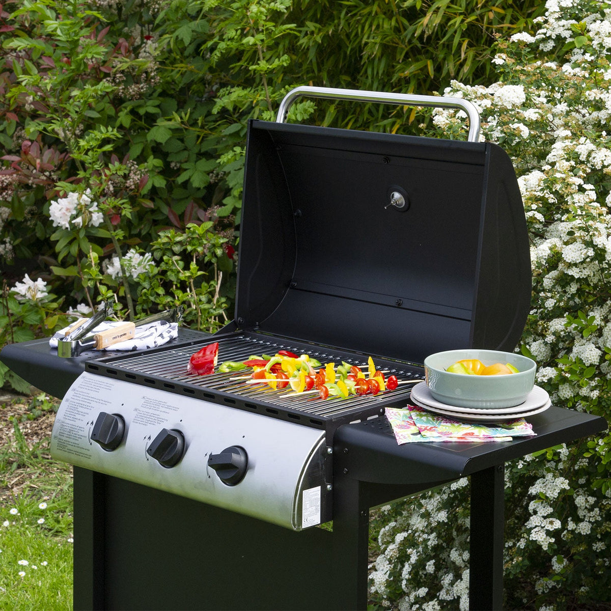 Barbecue au gaz Hawaï - 3 Brûleurs 8,4 kW Butane/Propane
