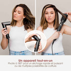 Multi-Styler et Sèche-Cheveux Shark FlexStyle sur-mesure Noir - 3 accessoires au choix