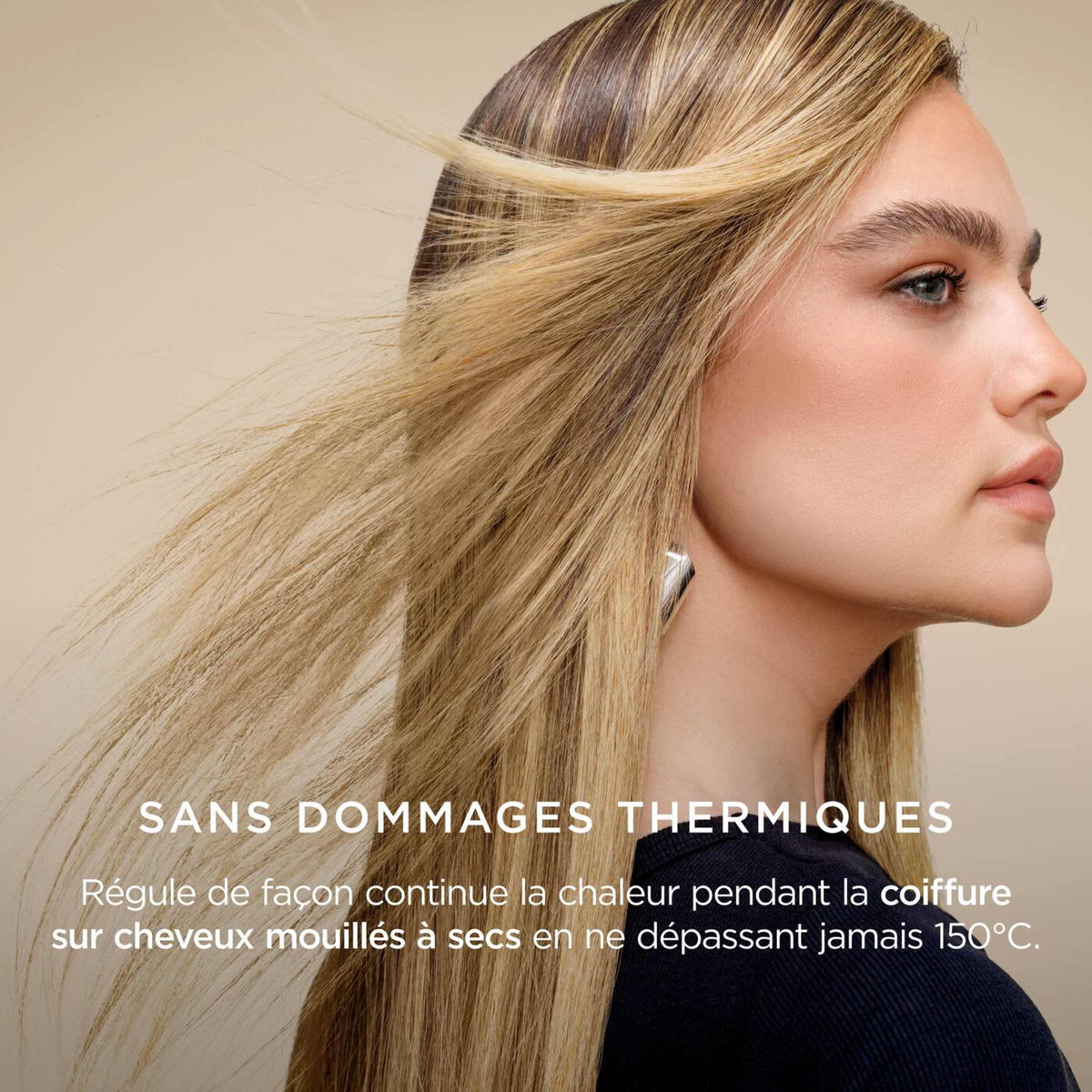 Multi-Styler premium et Sèche-Cheveux 5-en-1 avec diffuseur Shark Glam - Or