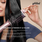 Brosse soufflante Shark Glossi 2-en-1 séchage et lissage – Rose Pivoine HT302EUPK