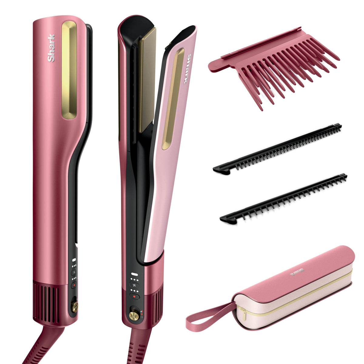 Multi-Styler Shark Glam Lisseur avec 5 embouts dont embout RapidGloss
