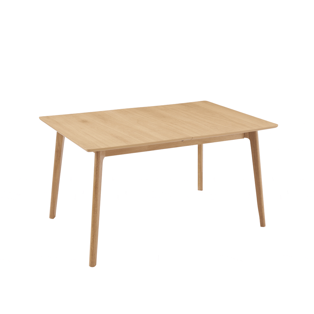 Dusklia - Heidi Oak 4-8 Seater Extendable Dining Table - Natural