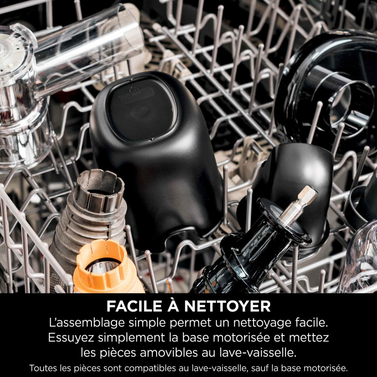 Extracteur de jus à froid Ninja NeverClog - Pressage lent sans colmatage